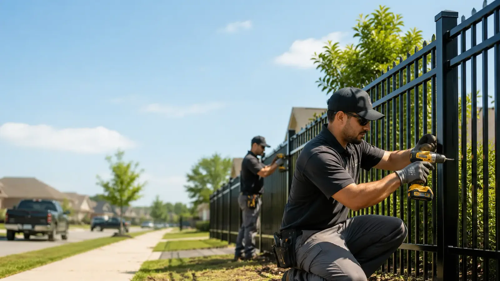 Metal Fence Installation in Hillsboro, OH